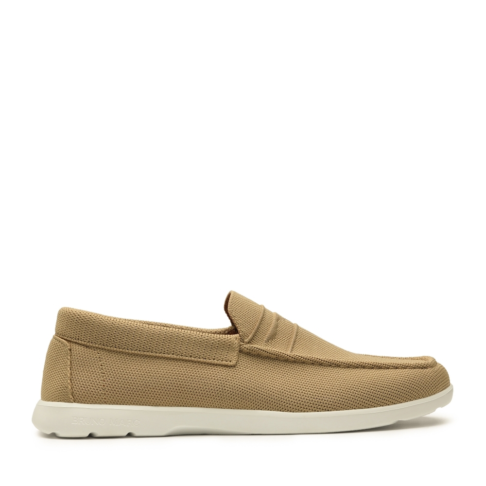 Bruno Marc Men's Breathable Knitted Casual Slip On Shoes Khaki NIB - Picture 3 of 9
